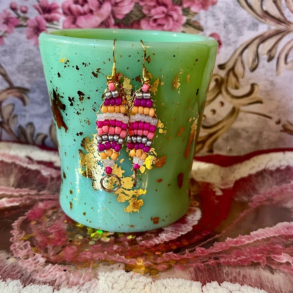 Colorful Beaded Earrings